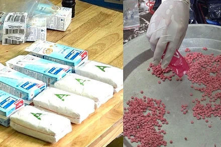 Tang vật vụ án. (Ảnh: Công an Quảng Bình)