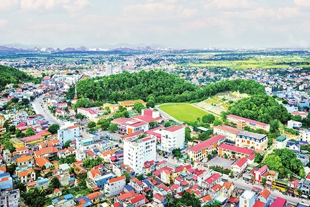 Huyện nông thôn mới Thủy Nguyên mang vóc dáng đô thị. (Ảnh Phòng Văn hóa huyện Thủy Nguyên).