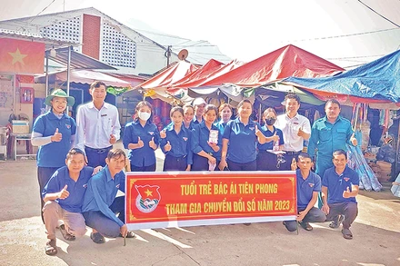 Huyện đoàn Bác Ái tiên phong tham gia chuyển đổi số.