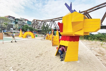 Công viên rừng Phúc Tân tạo ra một không gian sinh hoạt mới, hữu ích cho người dân Thủ đô.