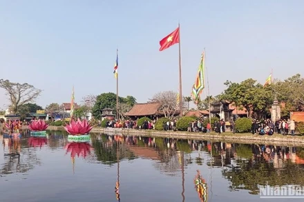 Lễ hội chùa Keo mùa xuân còn giữ nguyên nét văn hóa đặc sắc vùng đồng bằng châu thổ sông Hồng.