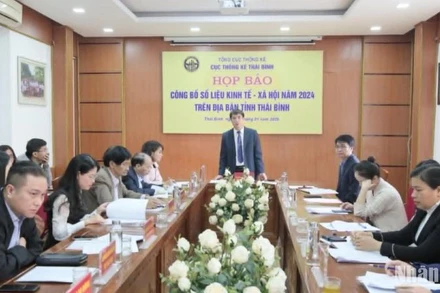 Quang cảnh buổi Họp báo.