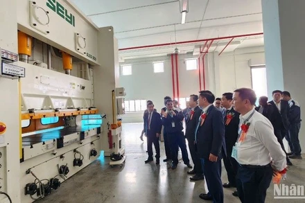 Dự án Nhà máy sản xuất linh kiện điện tử do Công ty TNHH Lotes Việt Nam đầu tư đã đi vào hoạt động tại khu công nghiệp Liên Hà Thái tháng 2/2023.