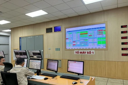 Phòng điều khiển trung tâm tại Nhà máy Nhiệt điện Thái Bình 2.