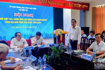 Quang cảnh Hội nghị kết nối cung cầu lao động.