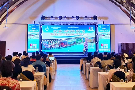 Quang cảnh buổi họp báo phát động cuộc thi.