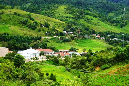 Một góc Làng Mới hôm nay.