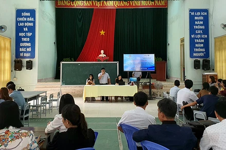 Quang cảnh Hội nghị tập huấn.