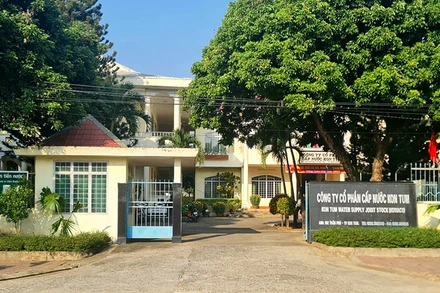 Trụ sở Công ty cổ phần cấp nước Kon Tum 