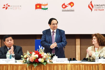 [Ảnh] Thủ tướng Phạm Minh Chính dự Diễn đàn doanh nghiệp Việt Nam thường niên