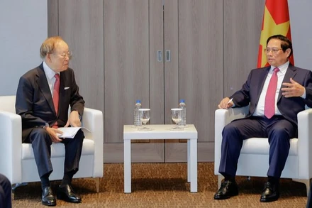 Thủ tướng Phạm Minh Chính tiếp lãnh đạo Tập đoàn CJ.