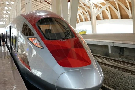 Dự án đường sắt cao tốc có tổng vốn đầu tư 7,3 tỷ USD và tổng chiều dài tuyến là 142km. (Nguồn: Barchart)