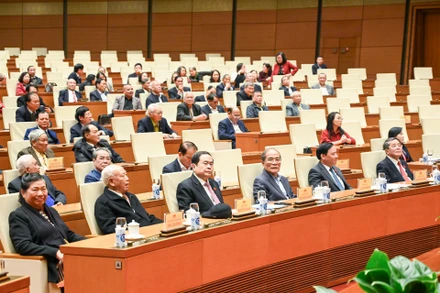 Các đại biểu dự cuộc gặp mặt. (Ảnh: Duy Linh)