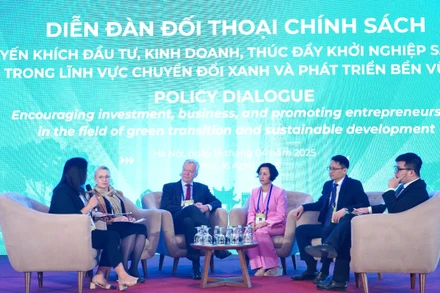 Trong khuôn khổ diễn ra Phiên thảo luận: Hợp tác thúc đẩy khởi nghiệp sáng tạo chuyển đổi xanh và phát triển bền vững 