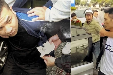 Các đối tượng trong đường dây mua bán trái phép chất ma túy.