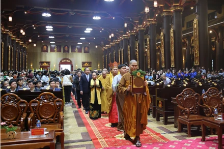 Nghi thức Lễ khai mạc hội Xuân Yên Tử năm 2024.