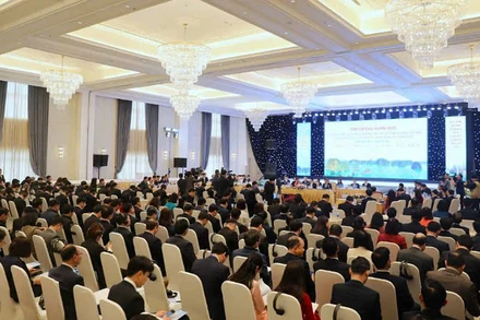 Quang cảnh Chương trình Gặp gỡ đầu Xuân 2025 tại Quảng Ninh.