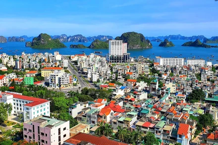 Một góc thành phố Hạ Long, tỉnh Quảng Ninh.