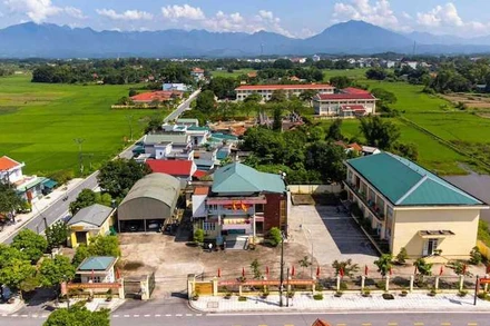 Diện mạo của xã Đầm Hà, huyện Đầm Hà (Quảng Ninh) ngày càng khởi sắc từ khi xây dựng nông thôn mới nâng cao.