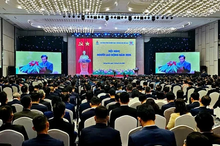 Quang cảnh Hội nghị người lao động TKV năm 2025.