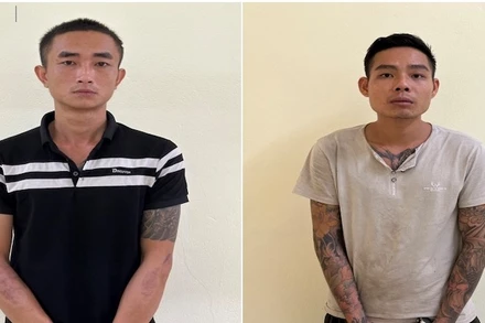 Đối tượng Trần Lê Phong và đối tượng Vũ Xuân Hồng.