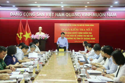 Đại tướng Lương Cường phát biểu chỉ đạo tại hội nghị.