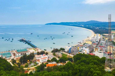 Một góc huyện đảo Cô Tô ngày nay.