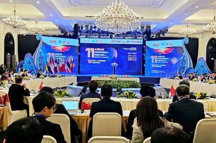 Quang cảnh Hội nghị Bộ trưởng ASEAN về Quản lý thiên tai lần thứ 11.