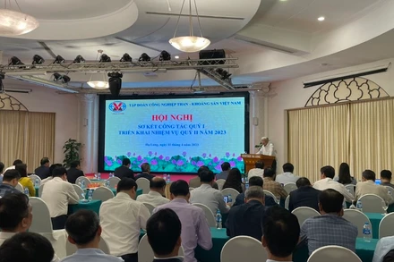 Quảng cảnh hội nghị sơ kết Quý I năm 2023 của TKV.