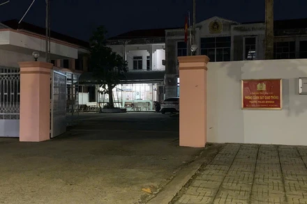 Trụ sở Phòng Cảnh sát giao thông Công an tỉnh Trà Vinh.