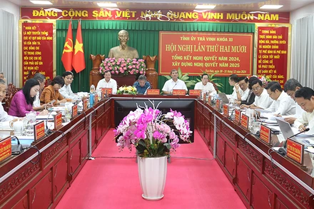 Tỉnh ủy Trà Vinh tổ chức hội nghị lần thứ 20. 