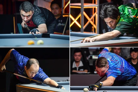 [Ảnh] Các tay cơ hàng đầu thế giới quy tụ tại Giải billiards Hanoi Open Pool Championship