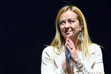 Bà Giorgia Meloni. (Ảnh: AFP/TTXVN)