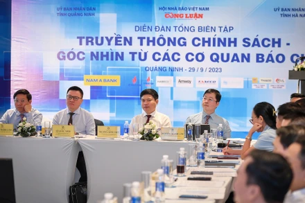[Ảnh] Diễn đàn Tổng Biên tập: “Truyền thông chính sách - Góc nhìn từ các cơ quan báo chí”