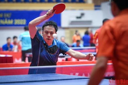 [Ảnh] Những khoảnh khắc tranh tài ấn tượng tại Giải bóng bàn Cúp Hội Nhà báo Việt Nam lần thứ XV–năm 2022