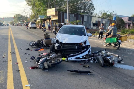 Lái xe ô-tô gây tai nạn ở Phú Quốc có nồng độ cồn vượt quy định