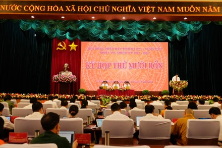 Quang cảnh kỳ họp.