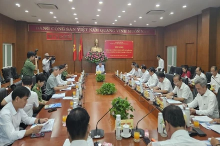 Hội nghị thông qua Dự thảo Báo cáo kết quả kiểm tra công tác Bảo vệ chính trị nội bộ tại Ban Thường vụ Tỉnh ủy Bà Rịa-Vũng Tàu.