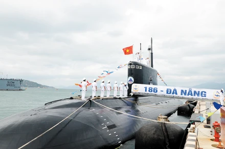 Lễ thượng cờ Tàu ngầm 186 - Đà Nẵng
