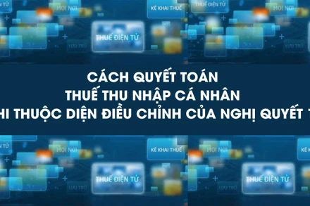 Cách quyết toán thuế thu nhập cá nhân khi thuộc diện điều chỉnh của Nghị quyết 18