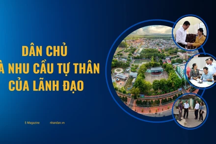 Dân chủ là nhu cầu tự thân của lãnh đạo