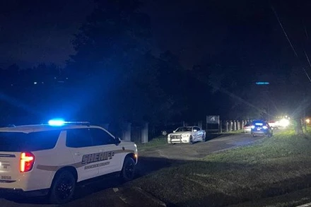 Cảnh sát phong tỏa hiện trường vụ nổ súng. (Nguồn: Sun Herald)