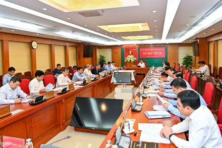 Quang cảnh Kỳ họp. (Ảnh: DUY LINH)