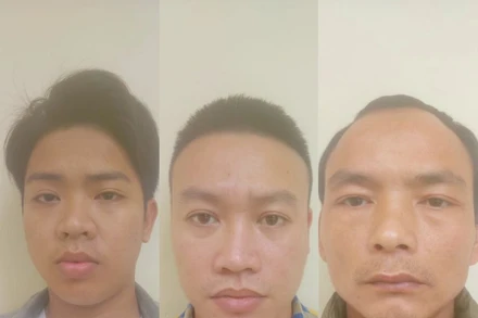 Các bị can. (Ảnh: Công an cung cấp)