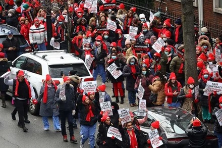 Hàng nghìn y tá ở New York đình công. (Nguồn: Reuters)