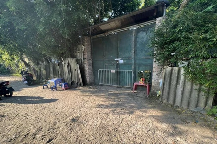 Hiện trường diễn ra vụ án mạng được các lực lượng chức năng phong tỏa. (Ảnh: Internet)