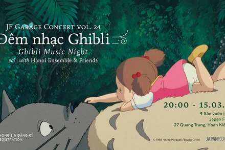 Nghe nhạc phim Ghibli và nặn tò he tại Trung tâm Giao lưu văn hóa Nhật Bản