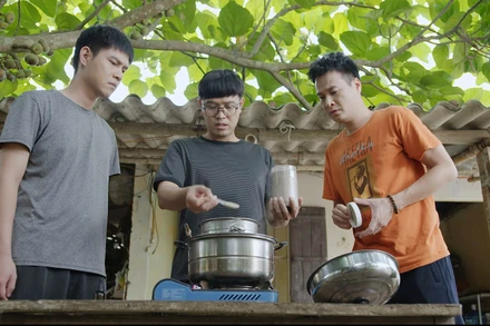 Ba anh chàng cùng nhau khởi nghiệp trong phim. (Ảnh: VFC)