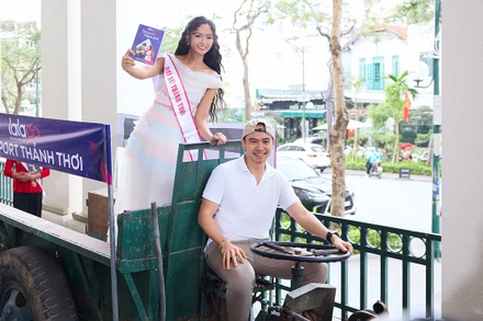 Hoa hậu H’Hen Niê và chồng là nhiếp ảnh gia Nguyễn Tuấn Khôi. (Ảnh: BTC)