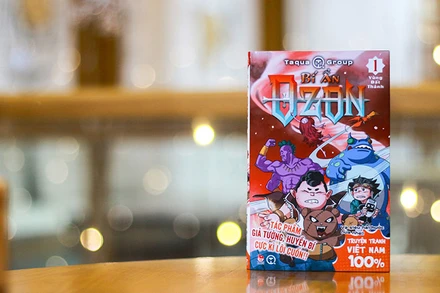 Cuốn “Bí ẩn Ozon”. (Ảnh: Nhà xuất bản Kim Đồng)